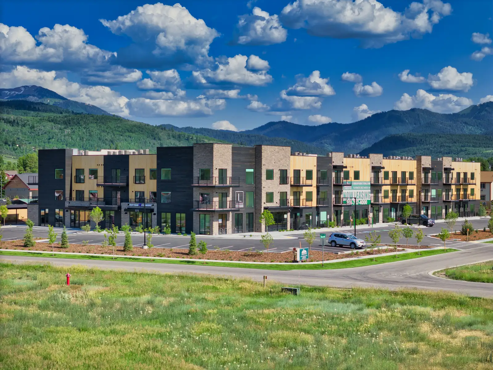 The Larkspur building exterior